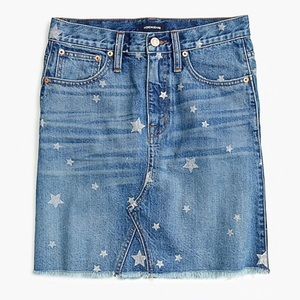 Jcrew Star Mini Skirt NWT